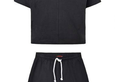 Μονόχρωμο φούτερ σετ | ΜΑΥΡΟ - Energiers - 